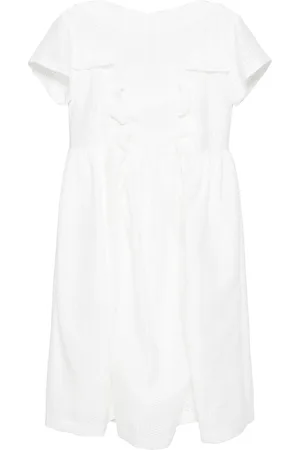 Comme des Garçons Midikleid mit Lochmuster