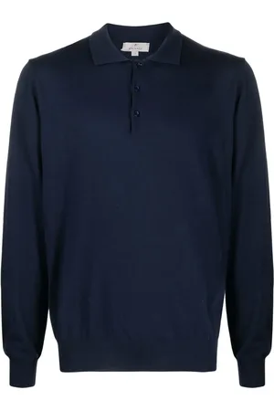 CANALI Pullover mit Polokragen