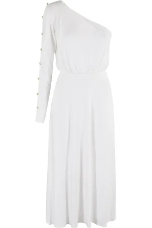 Elisabetta Franchi Einschultriges Midikleid