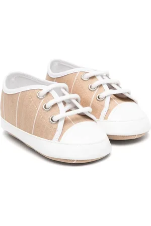 COLORICHIARI Lauflernschuhe mit gestreiften Einsätzen
