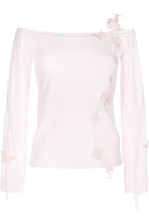 BLUMARINE Oberteil mit Applikationen
