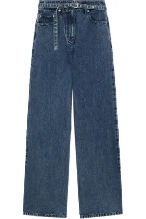 3.1 Phillip Lim Weite Jeans mit Gürtel