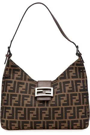 Fendi 2000-2010 Zucca Canvas Schultertasche