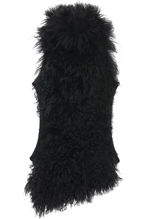 Alexander McQueen Top aus Shearling