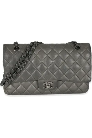 CHANEL Mittelgroße Schultertasche mit Double Flap