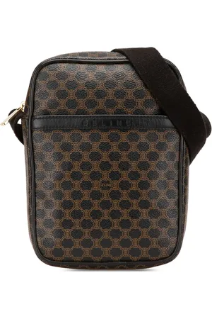 Céline 2000 Macadam Coated Canvas Umhängetasche