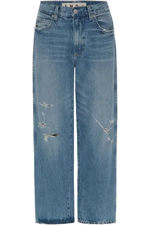 AMO Klassische Cropped-Jeans