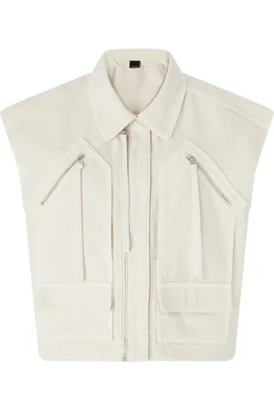 Pinko Cropped-Jacke mit Rundhalsausschnitt