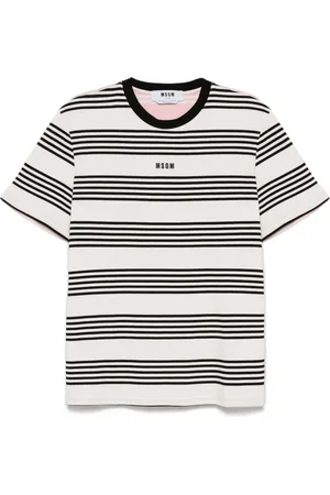 Msgm Gestreiftes T-Shirt