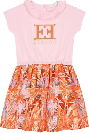 Escada Kleid mit Logo-Stickerei