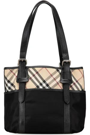 Burberry 2000-2017 Nova Check Tote Bag aus Nylon