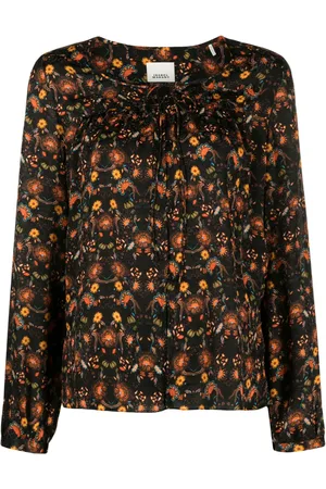 Isabel Marant Prian Bluse mit Blumen-Print
