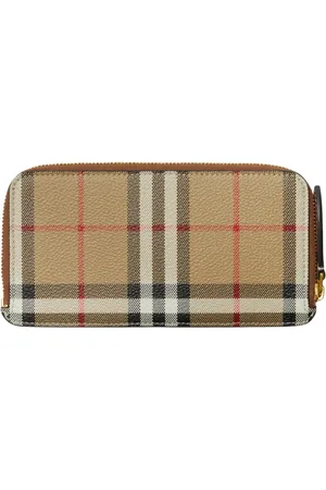 Burberry Portemonnaie mit Karomuster