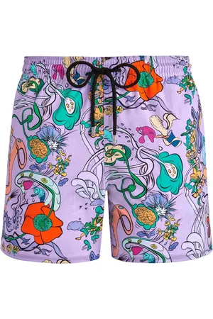 Vilebrequin Badeshorts mit Blumen-Print