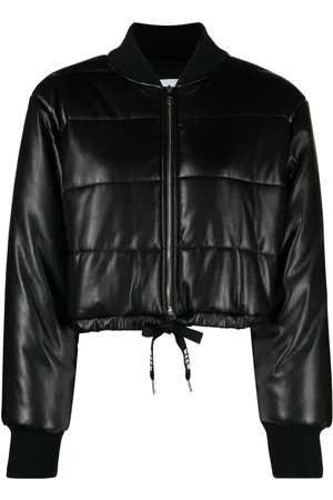 Msgm Gefütterte Jacke mit Glanzoptik