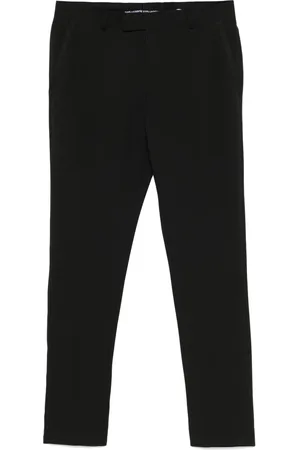 Karl Lagerfeld Hose mit Logo-Patch