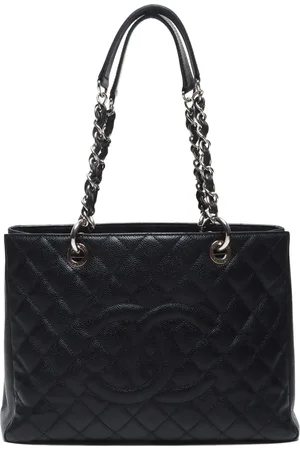 CHANEL 2010-2011 GST Tote Bag aus Matelassé-Kaviarleder