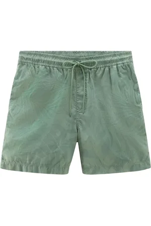 Woolrich Kordelzug-Shorts mit tropischem Print