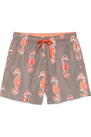 Emporio Armani Badeshorts mit Meerestiere-Muster