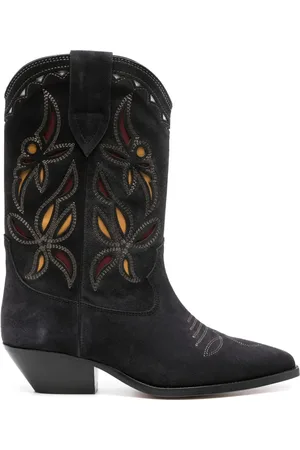 Isabel Marant Duerto Wildlederstiefel mit kubanischem Absatz