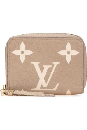 LOUIS VUITTON 2020 zweifarbiges Monogram Empreinte Giant Portemonnaie mit Reißverschluss