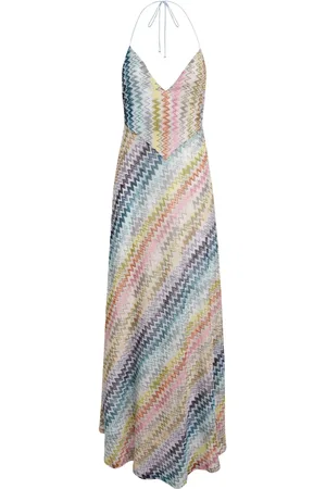 Missoni Maxikleid mit Zickzackmuster