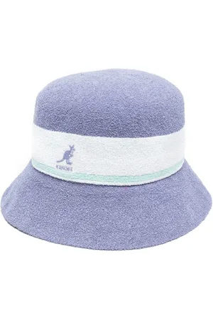 Kangol Fischerhut mit Logo-Stickerei