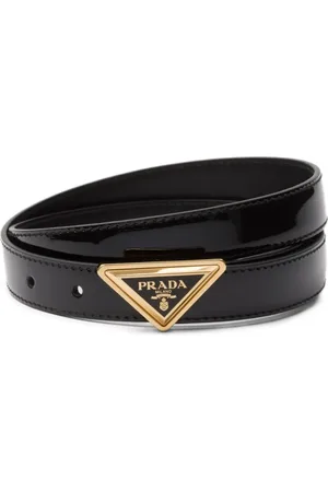 Prada Gürtel aus Lackleder