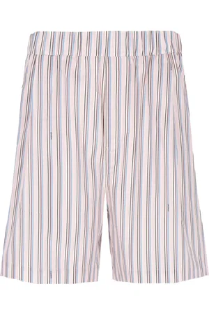 LANEUS Gestreifte Bermudas