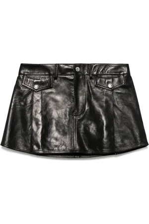Alexander McQueen Minirock aus Leder