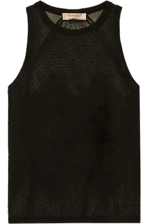 Twin-Set Trägershirt aus Mesh