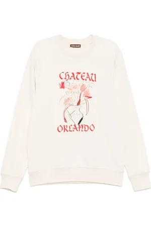 Chateau Sweatshirt mit grafischem Print