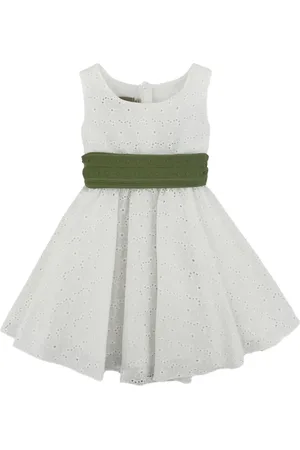 LA STUPENDERIA Kleid mit Lochstickerei