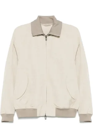 Emporio Armani Jacke mit Slub-Struktur