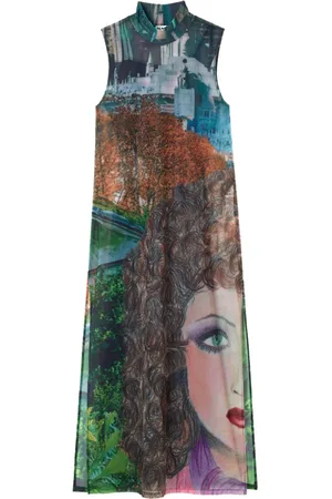 SUNNEI Veronique-print midi dress