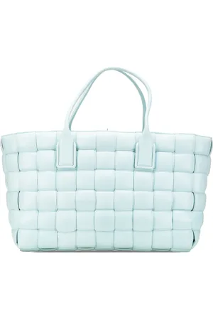 Bottega Veneta 2012-2024 große Intreccio Tote Bag mit Lammleder