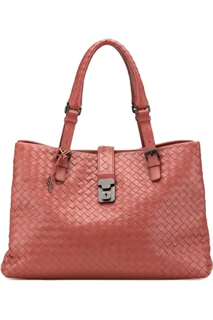 Bottega Veneta 2012-2025 mittelgroße Intrecciato Roma Tote Bag aus Nappaleder