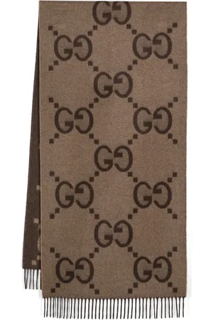 Gucci Schal aus GG Damier-Jacquard