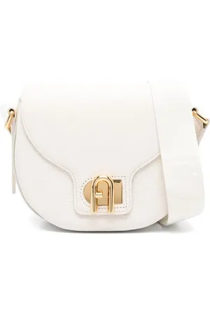 Furla Schultertasche mit Logo-Schild