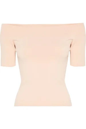 Alexander McQueen Schulterfreies Strickoberteil