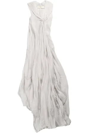 MARC LE BIHAN Draped sleeveless maxi dress