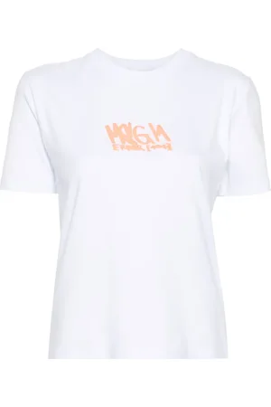Msgm T-Shirt mit Logo-Applikation