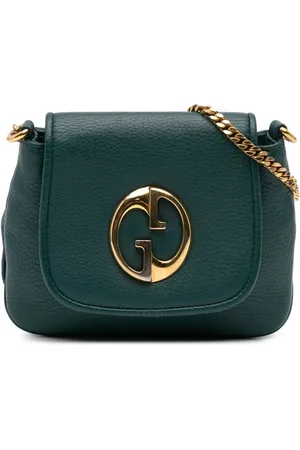 Gucci 2016-2024 kleine 1973 Chain Umhängetasche aus Leder