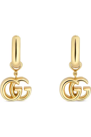 Gucci Interlocking-logo drop earrings