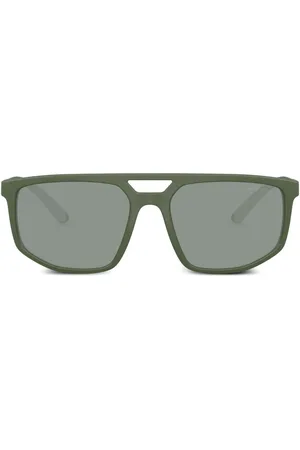 Emporio Armani Sonnenbrille mit eckigem Gestell