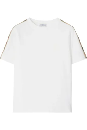Burberry T-Shirt mit karierten Details