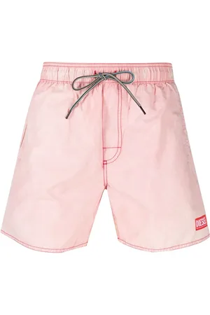 Diesel Badeshorts mit Logo-Patch