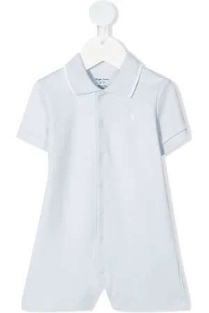 Ralph Lauren Kurzer Strampler mit Stickerei