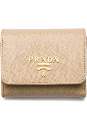 Prada Kleines Portemonnaie aus Saffiano-Leder
