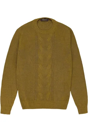 Loro Piana Pullover mit Zopfmuster